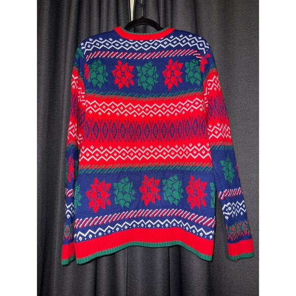 Ugly Christmas Sweater Xmas Size Medium Llama - Picture 3 of 3